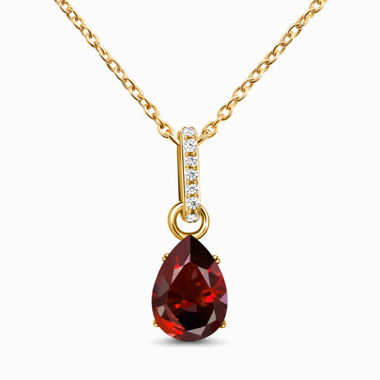 Divine Purpose Necklace, Garnet