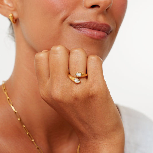 Naya Ring - on hand model
