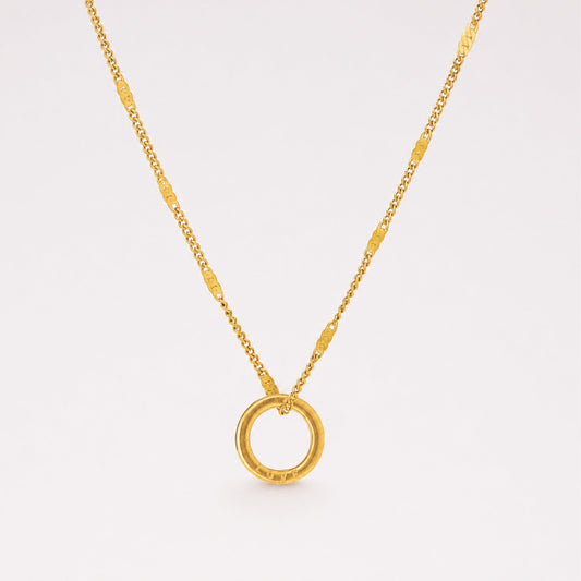 Engravable Ring Necklace - personalized-ring-necklace