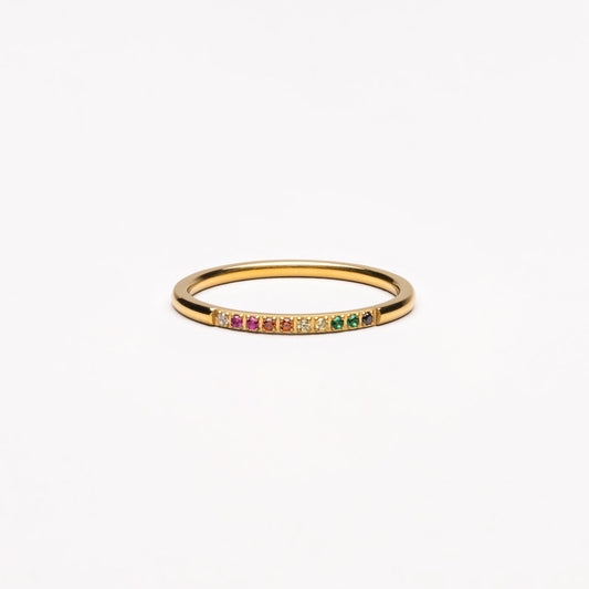 Golden Hour Ring - rainbow-ring gold