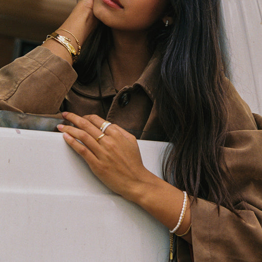 Bold Stacker Ring - white-stacker-ring