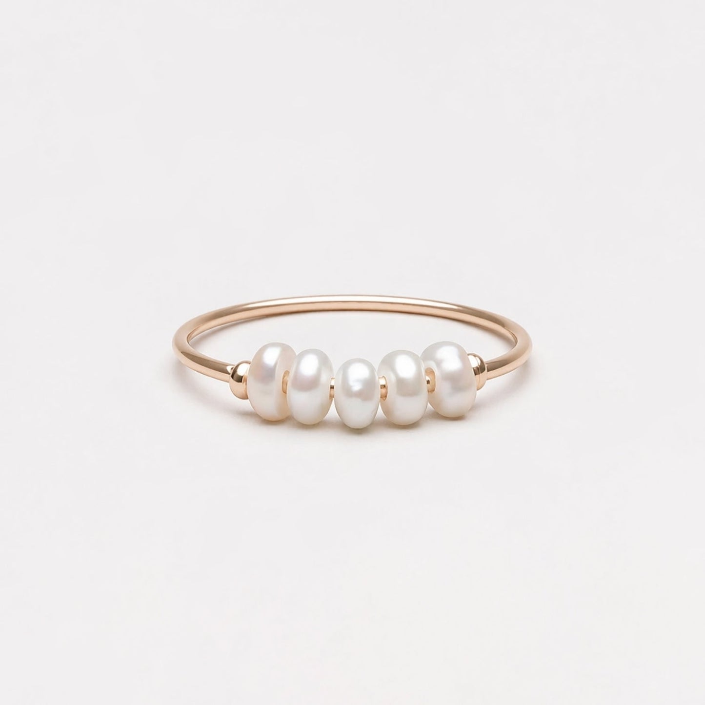 Mini Pearls Ring 14k gold