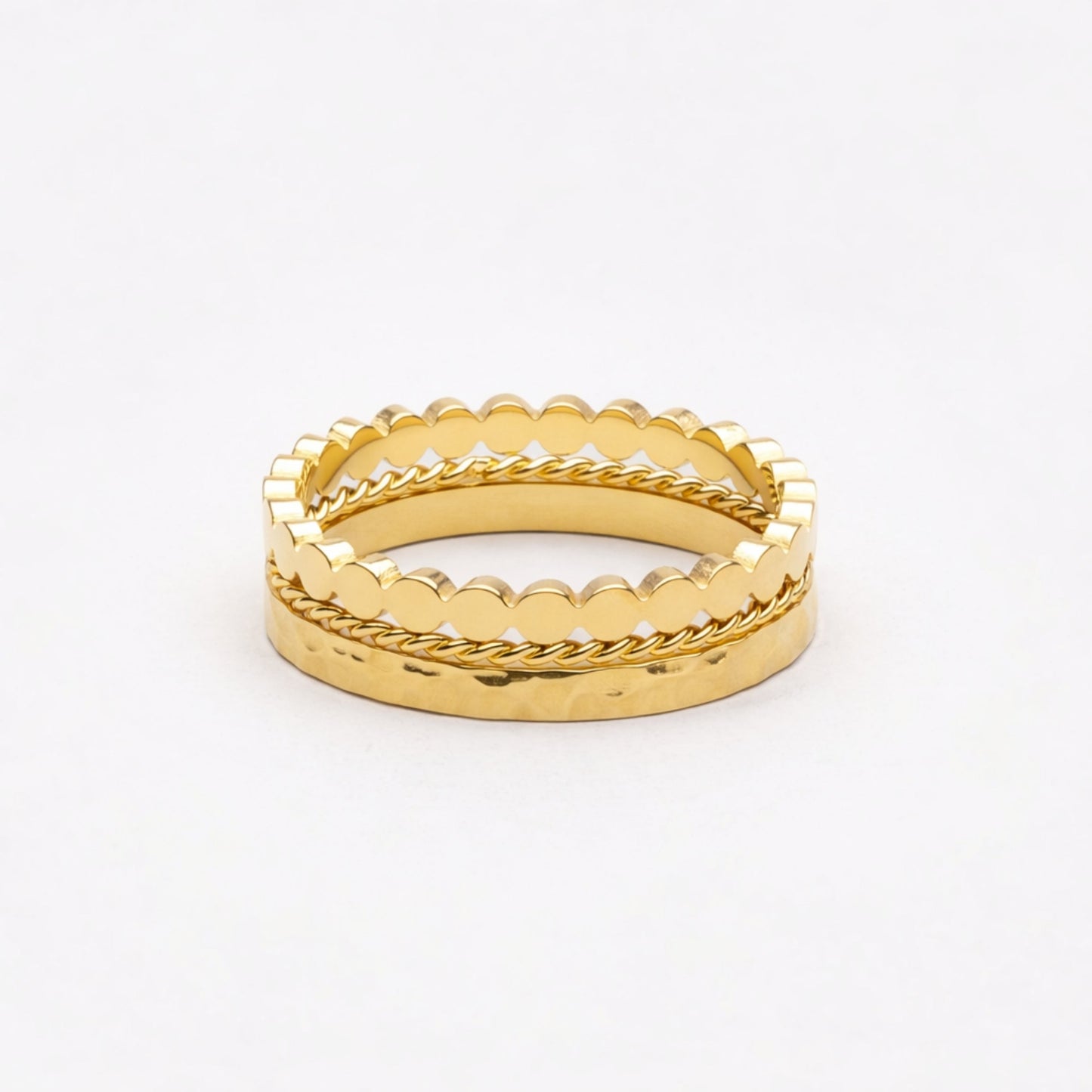 Daily Rings Set 14k gold