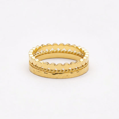 Daily Rings Set 14k gold