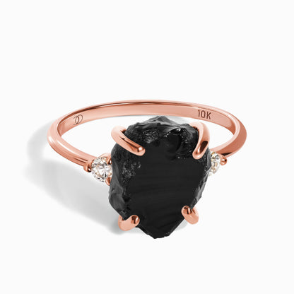 Raw Allure ring rose gold