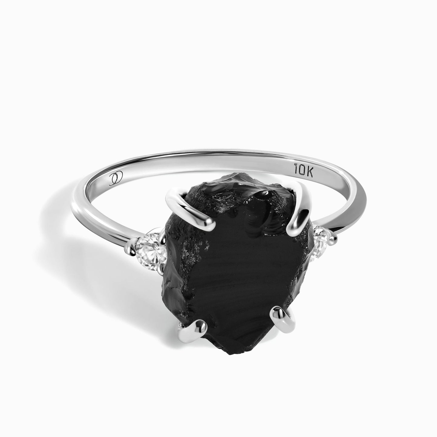 Raw Allure ring white gold