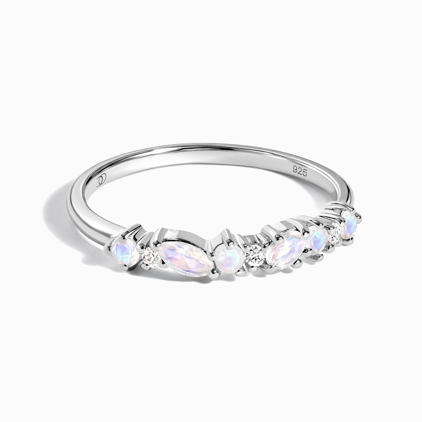 Fine Moonstone Lab Diamond Ring - Grace - SIL