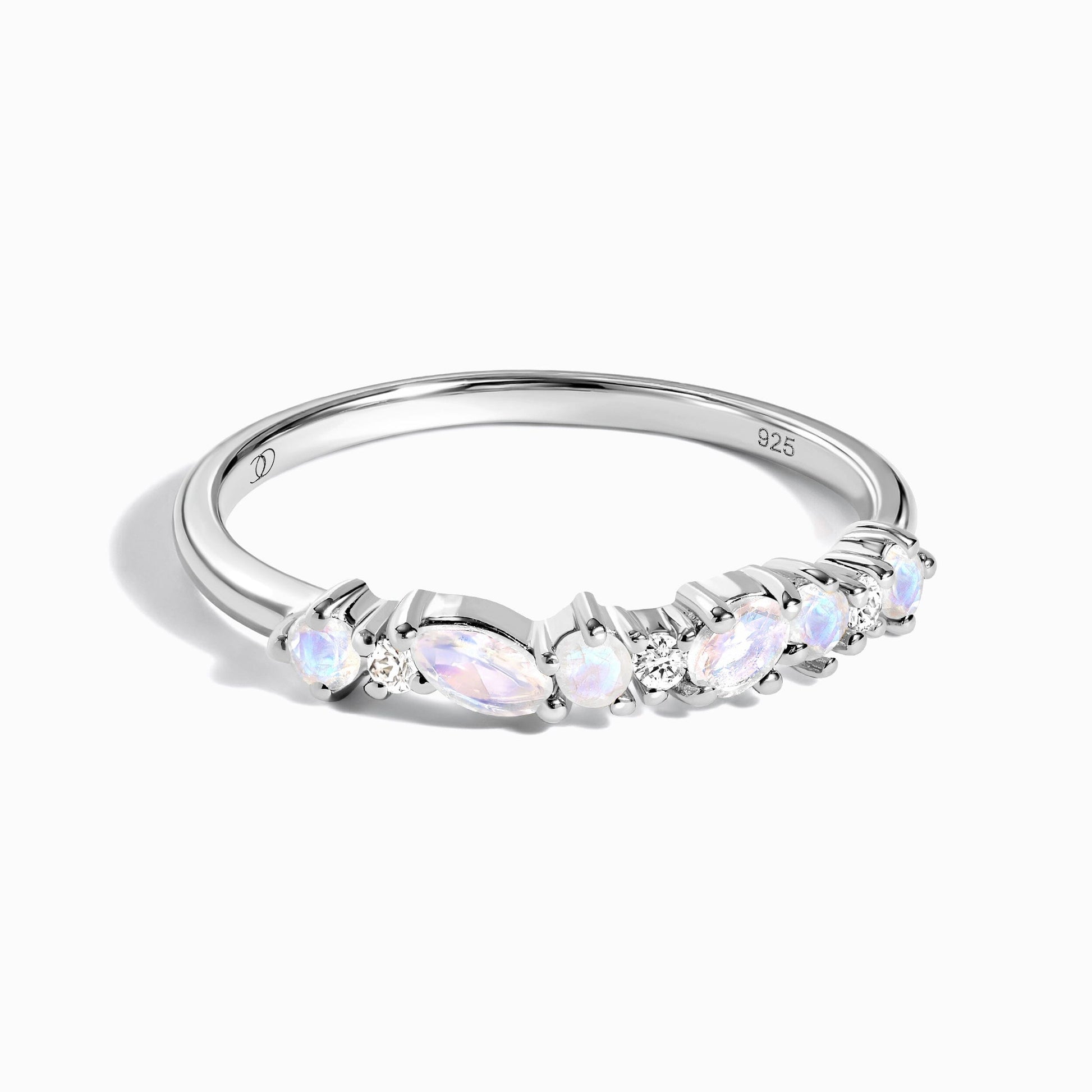 Fine Moonstone Lab Diamond Ring - Grace - SIL