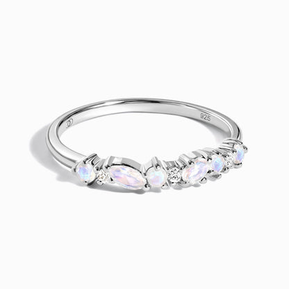 Fine Moonstone Lab Diamond Ring - Grace - SIL