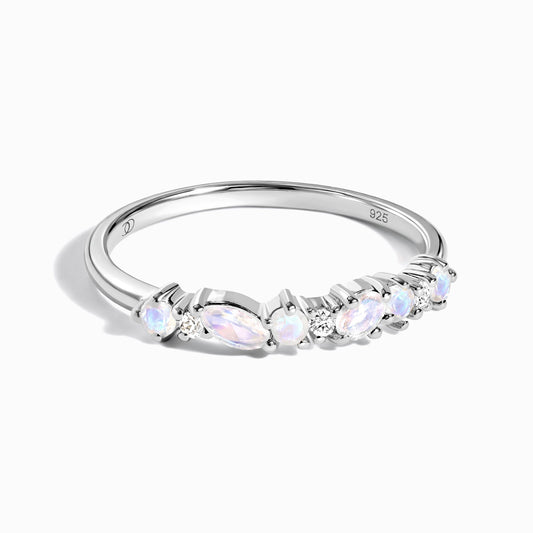 Fine Moonstone Lab Diamond Ring - Grace - SIL