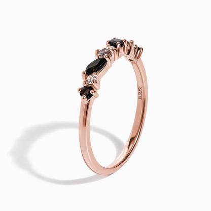 Fine Grace Ring - worn rose gold detail 2