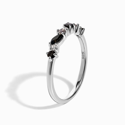 Grace Ring - worn silver detail