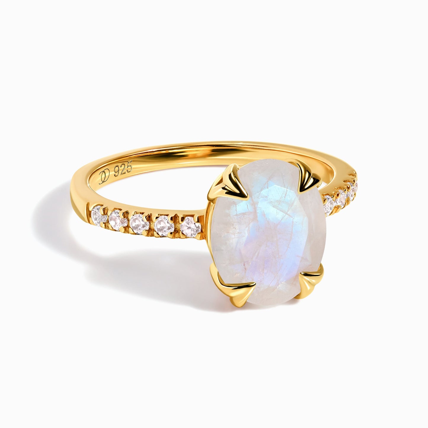 Moonstone Ring - Harlow - YG