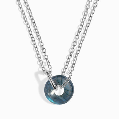 Labradorite Necklace Ora silver