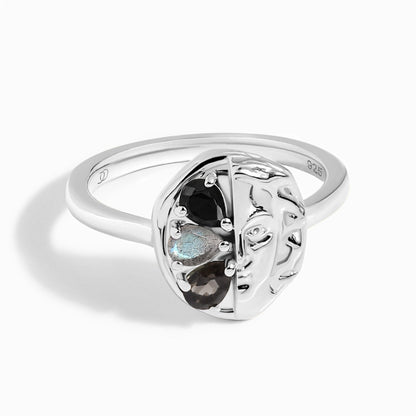 Dark Gradient Ring - Goddess - 925 Sterling Silver