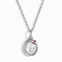 Mother of Pearl Ruby Necklace - Serpent