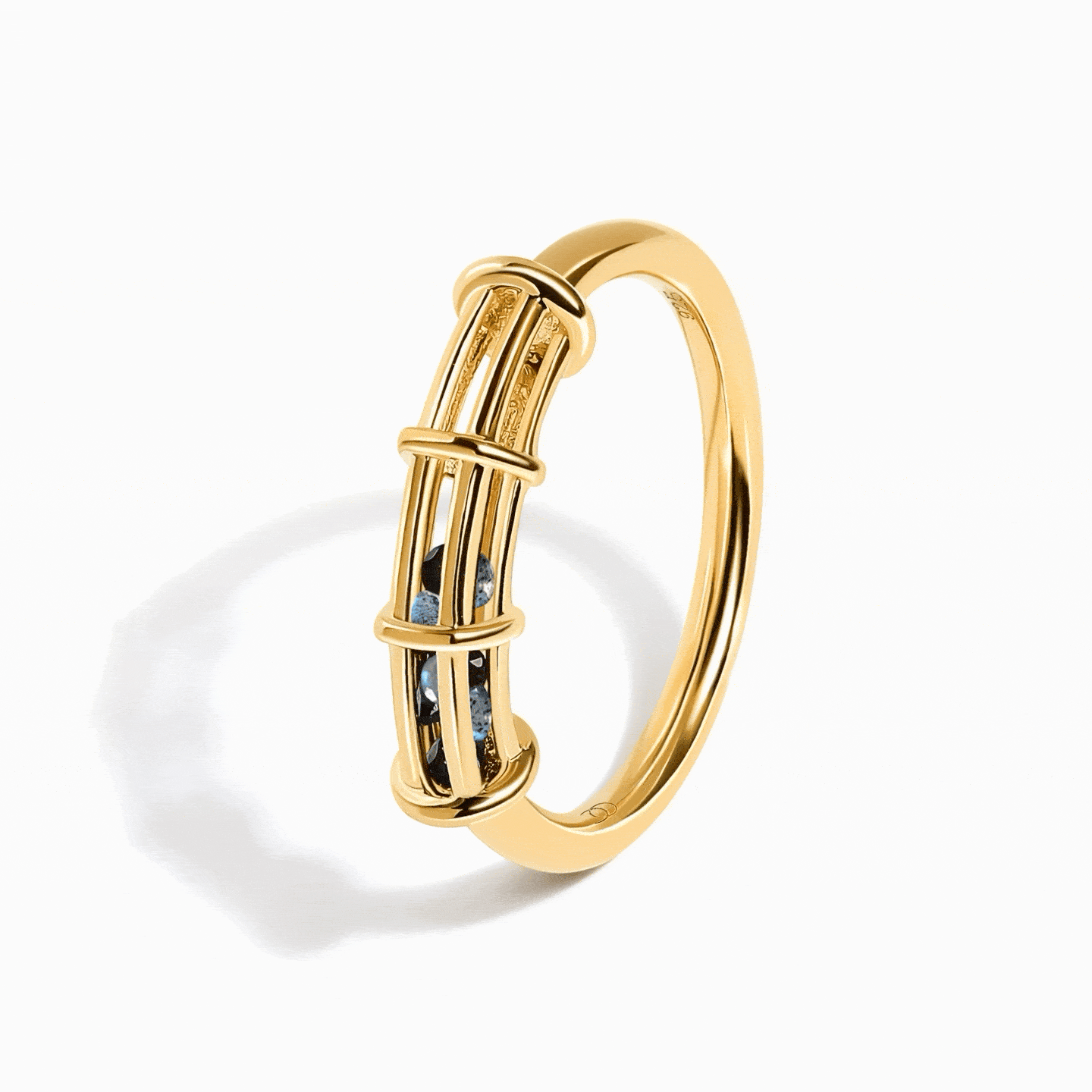 Motion Medicine Ring - yellow gold motion