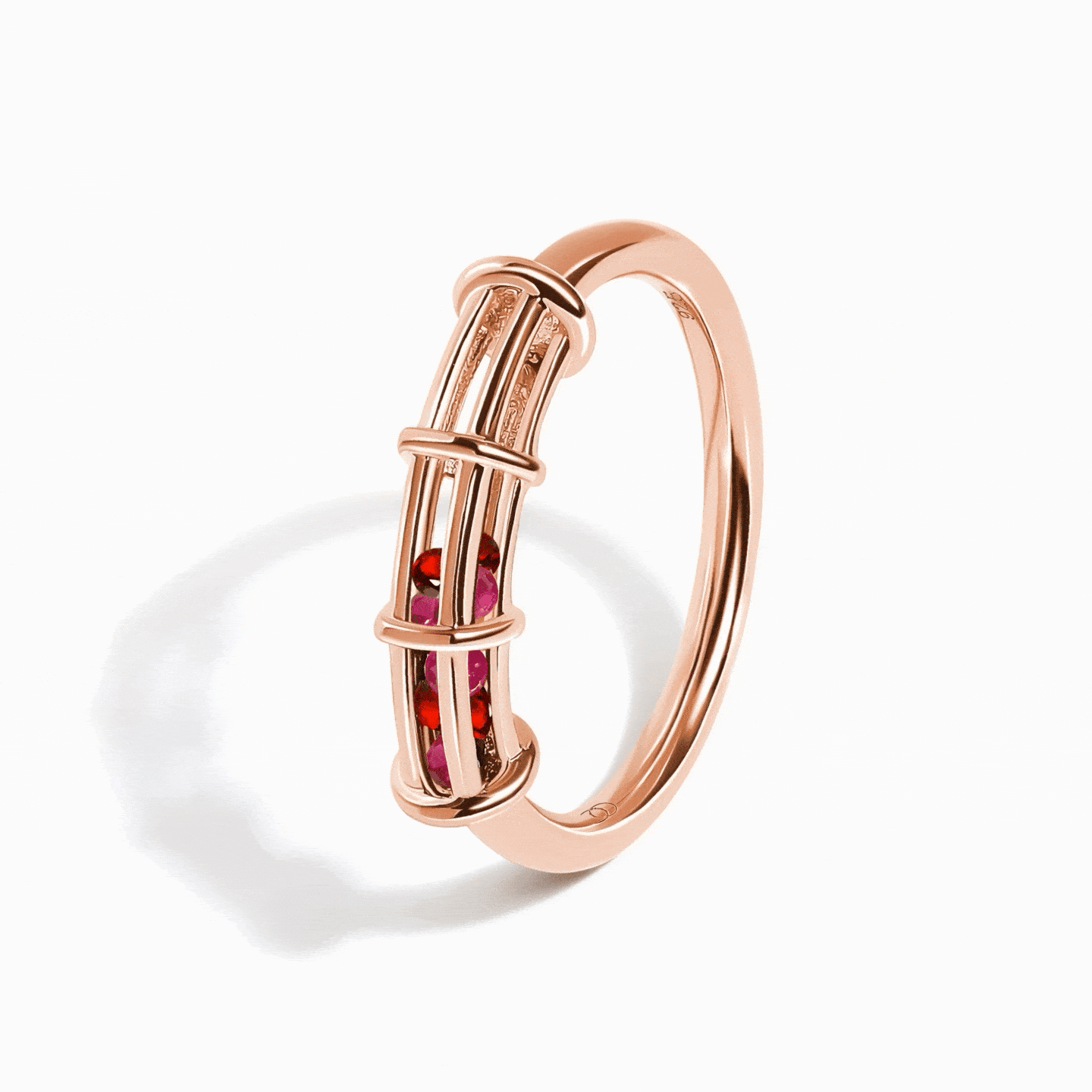 Motion Medicine ring rose gold motion