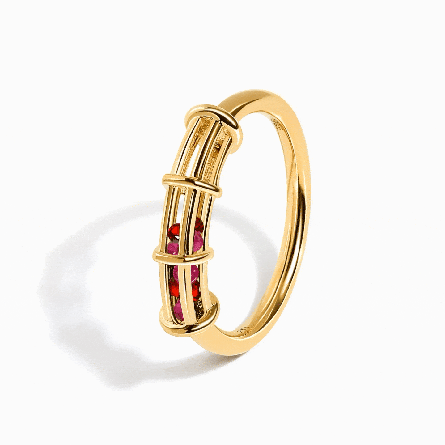 Motion Medicine ring yellow gold motion