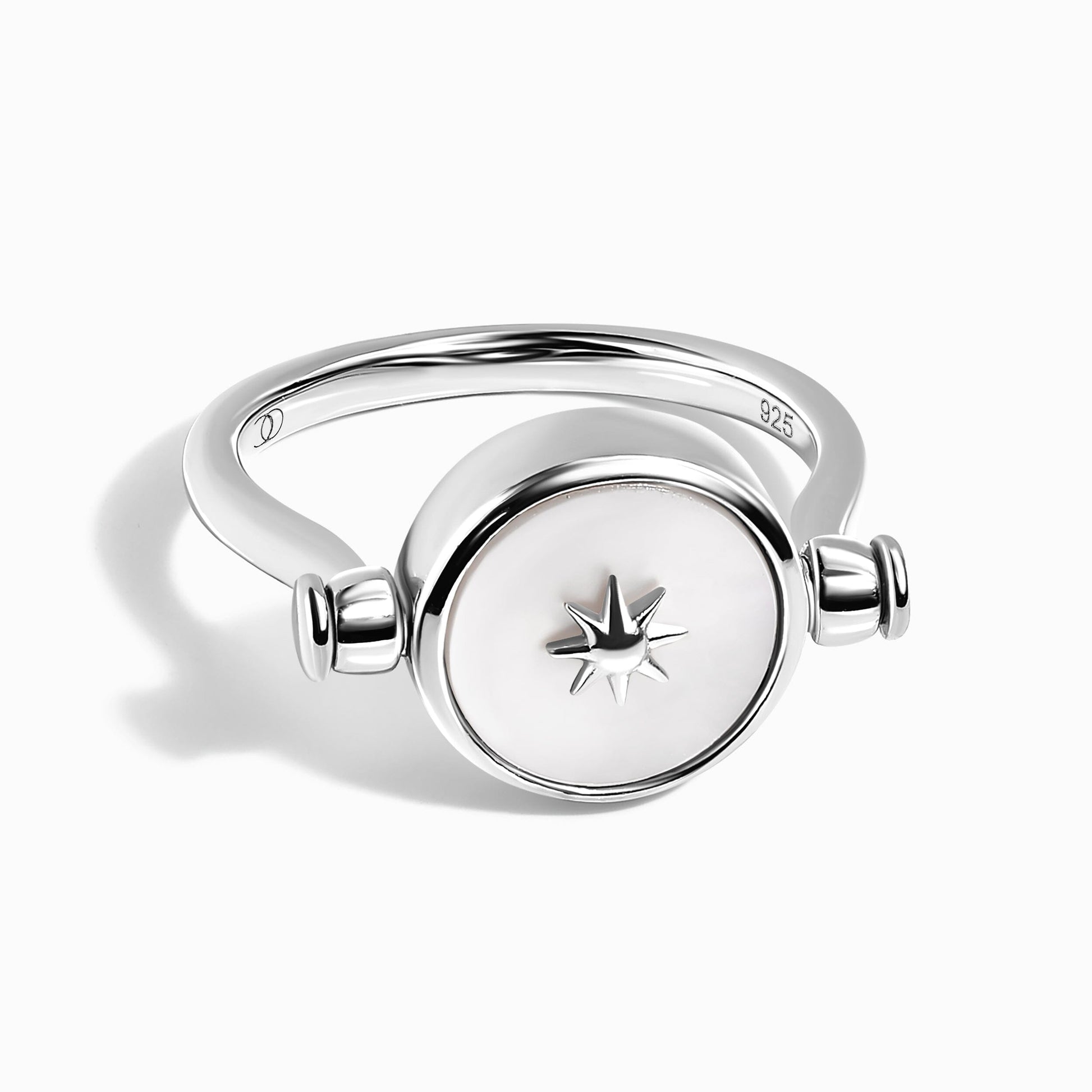 Black Onyx Pearl Ring - Sterling Silver detail 2