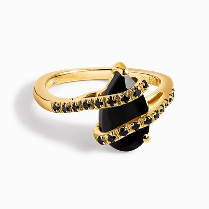 Bypass Ring - yellow gold