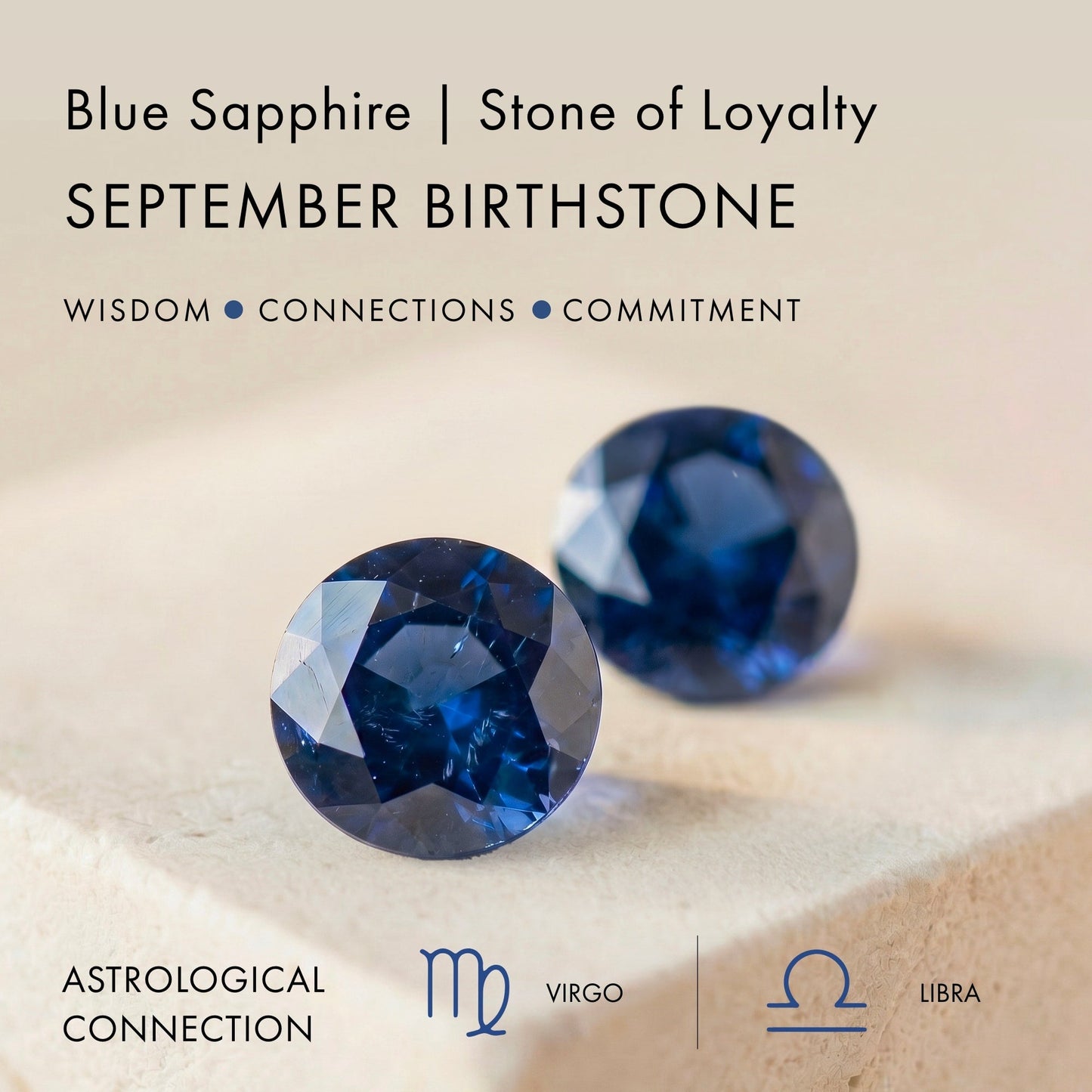 Blue sapphire stone