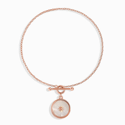Mother of Pearl T-Lock Bracelet Sol - rose gold