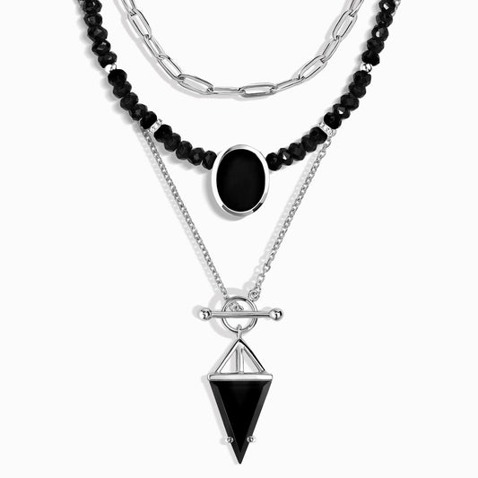 Enfolded Heroine Widelink Necklaces silver