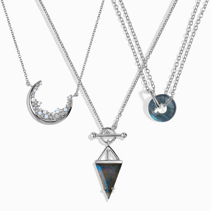 Trio of Light and Shadow Set silver