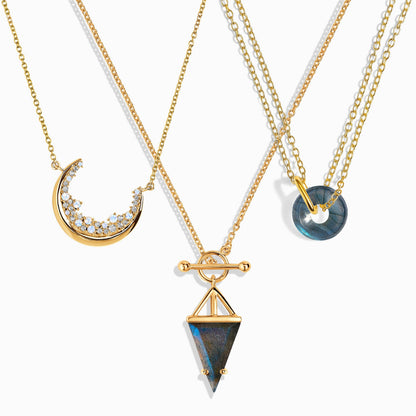 Trio of Light and Shadow Set gold