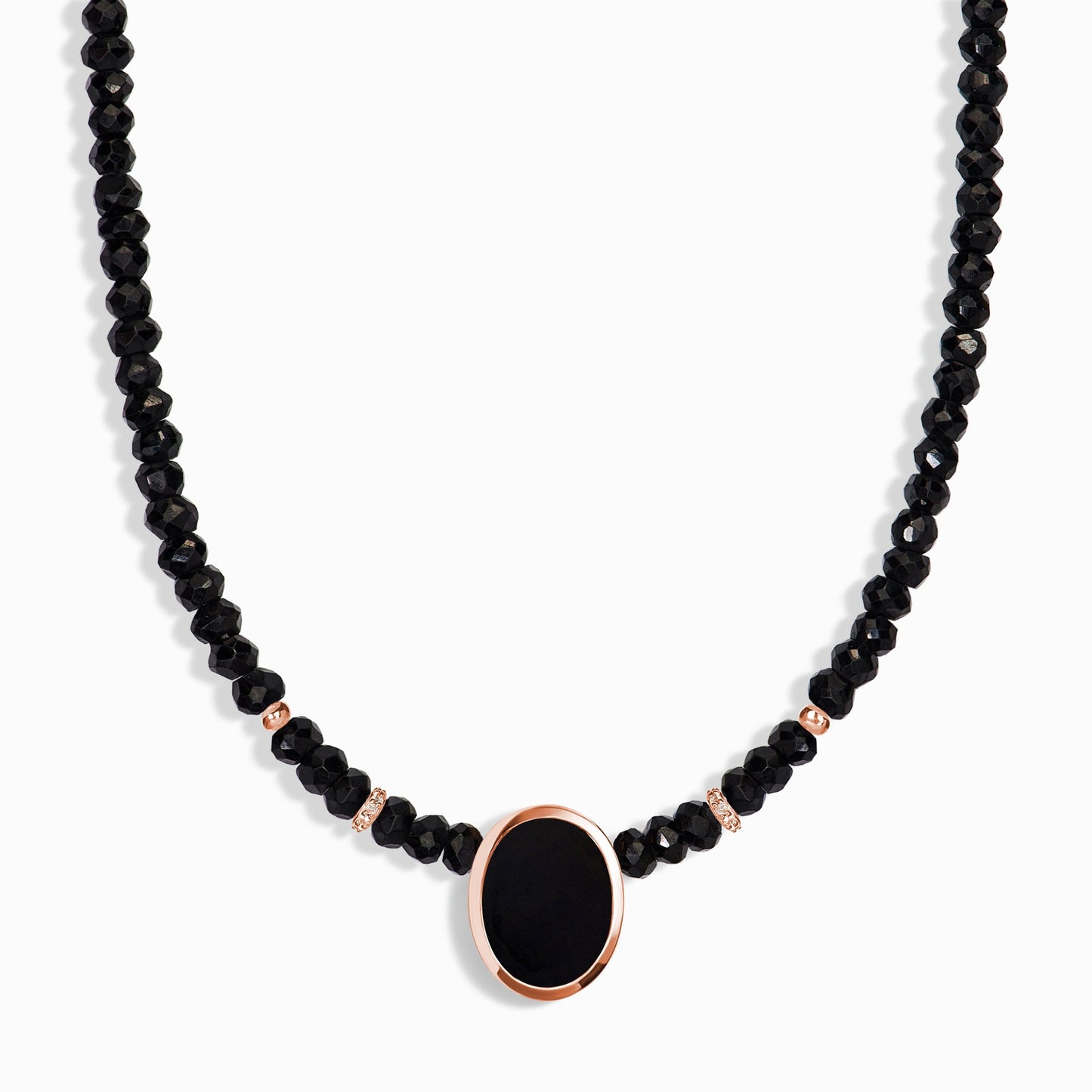 Divina Necklace Enfolded - rose gold