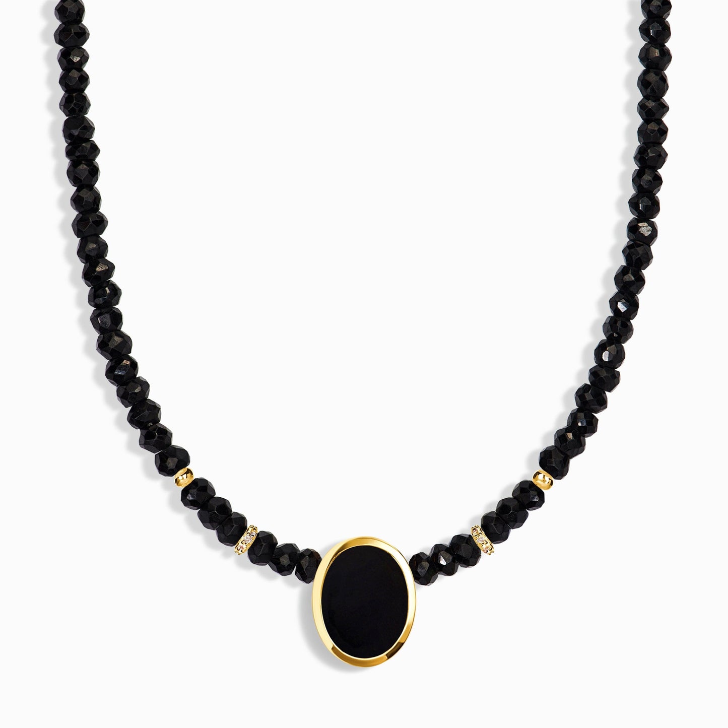 Divina Necklace Enfolded - yellow gold