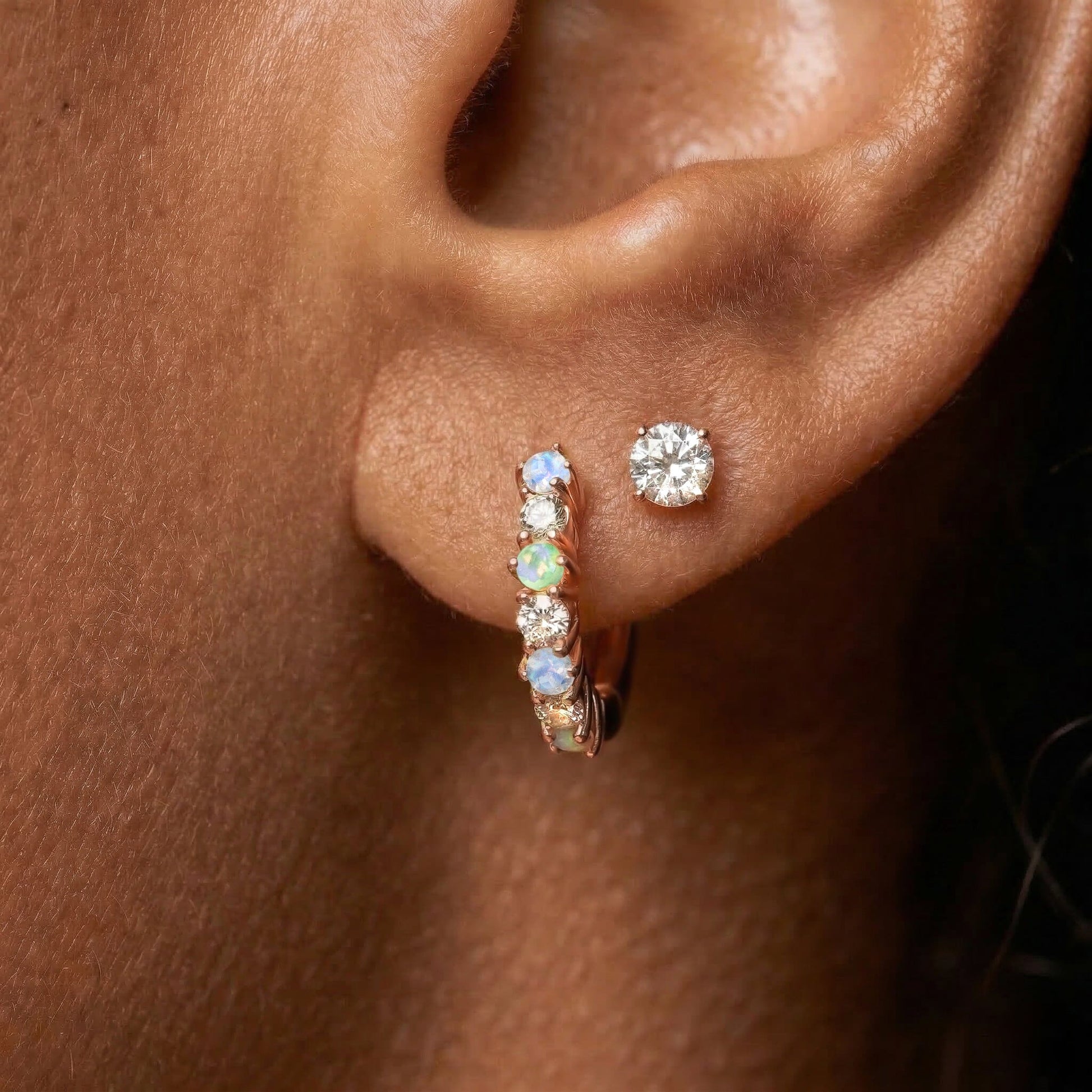 Bonny Hoops - rose gold studio