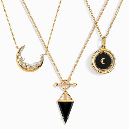 Light - Night & Lunar Balance Set - Yellow Gold Vermeil