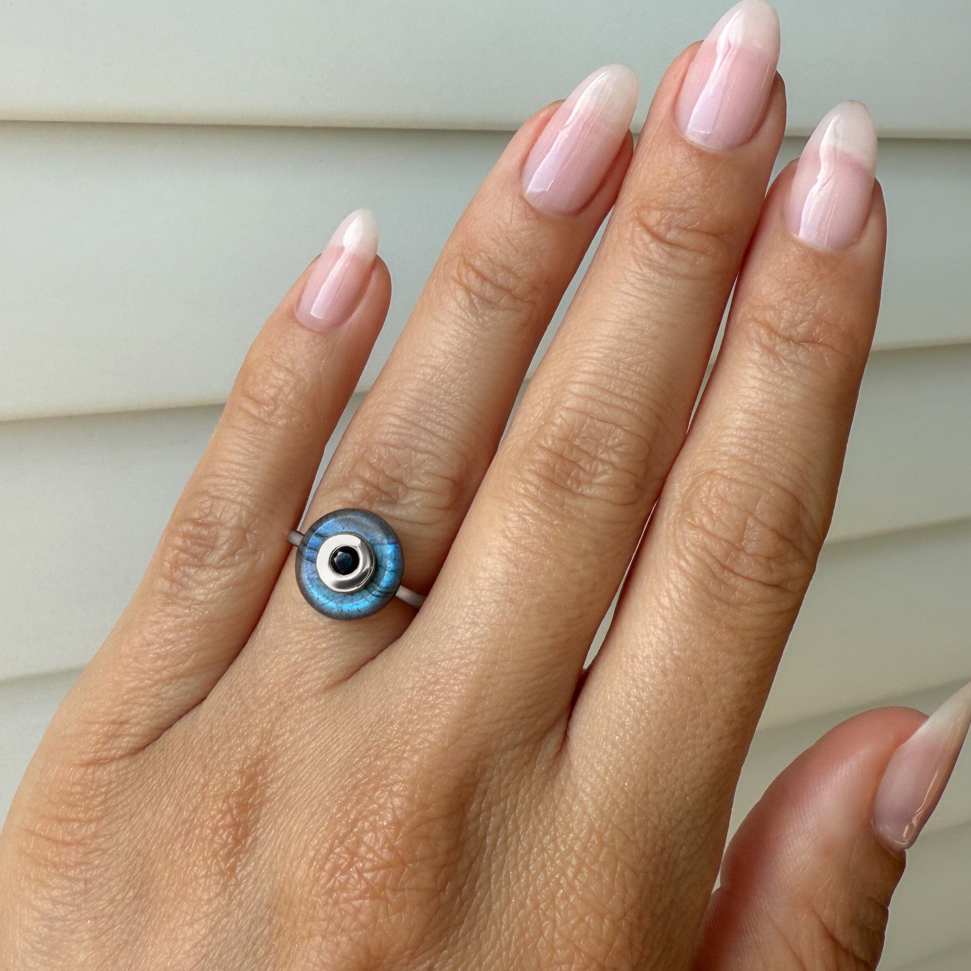 Labradorite Black Spinel Fidget Ring - Ora - IMG_1033LABSIL