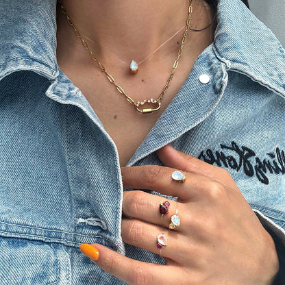 Moonstone Necklace Floating Sway - June Birthstone - IMG_20240627_131723_177_08009de5-3512-4087-9205-d5