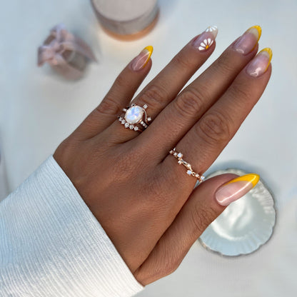 Moonstone Ring - Harlow - lifestyle 3