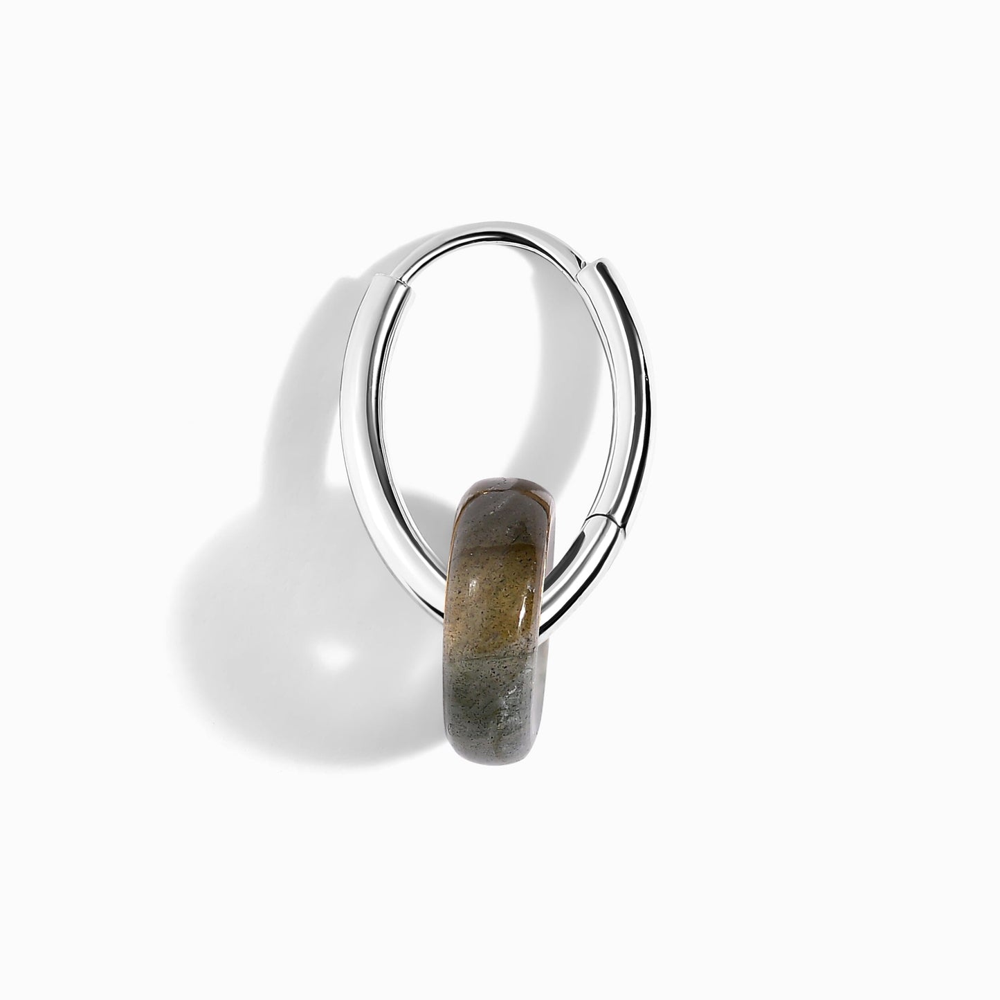 Labradorite Earrings - Circle Hoops - LABR-GOLD-WE-DONUT-1_2_SIL