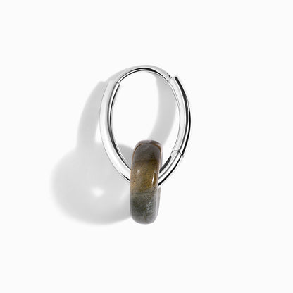 Labradorite Earrings - Circle Hoops - LABR-GOLD-WE-DONUT-1_2_SIL