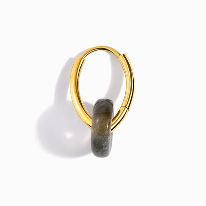 Labradorite Earrings - Circle Hoops - LABR-GOLD-WE-DONUT-1_2_YG