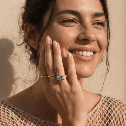Labradorite Heirloom Ring gold model