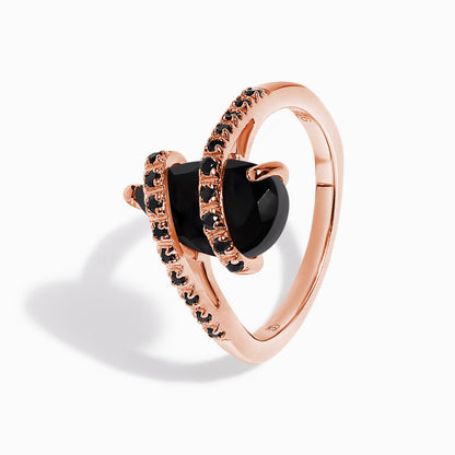 Bypass Ring - worn rose gold detail