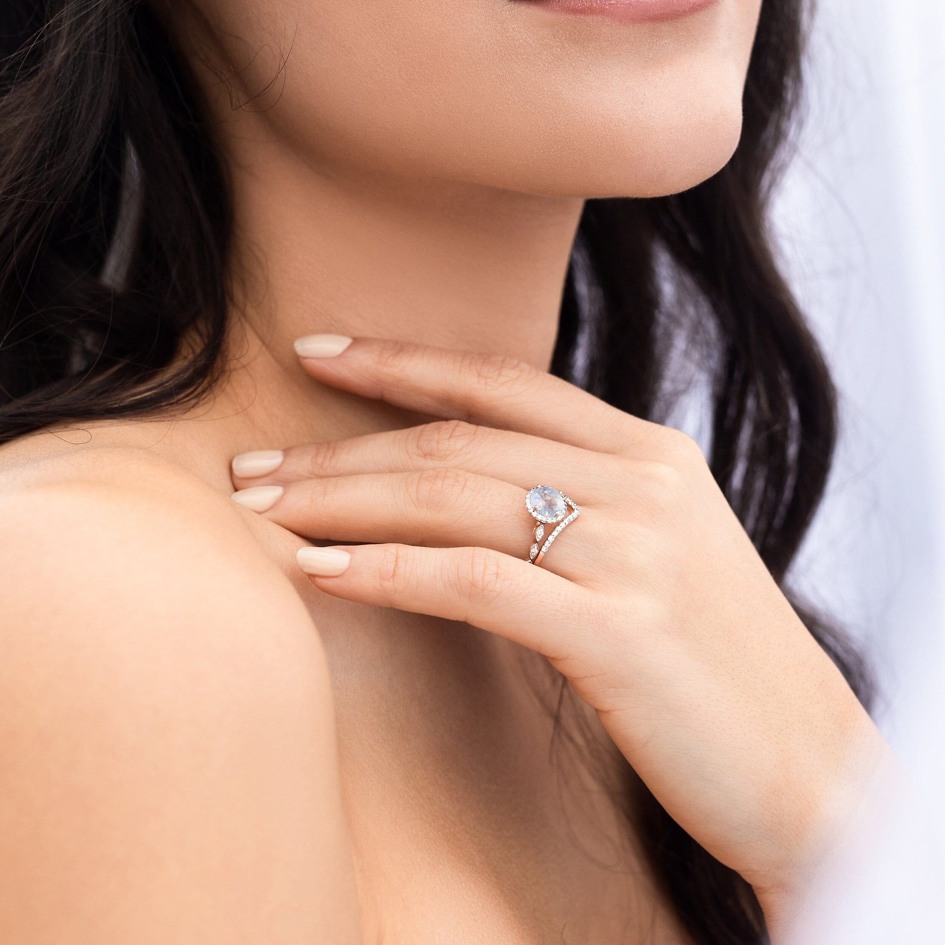 Soulmate ring model shot 2
