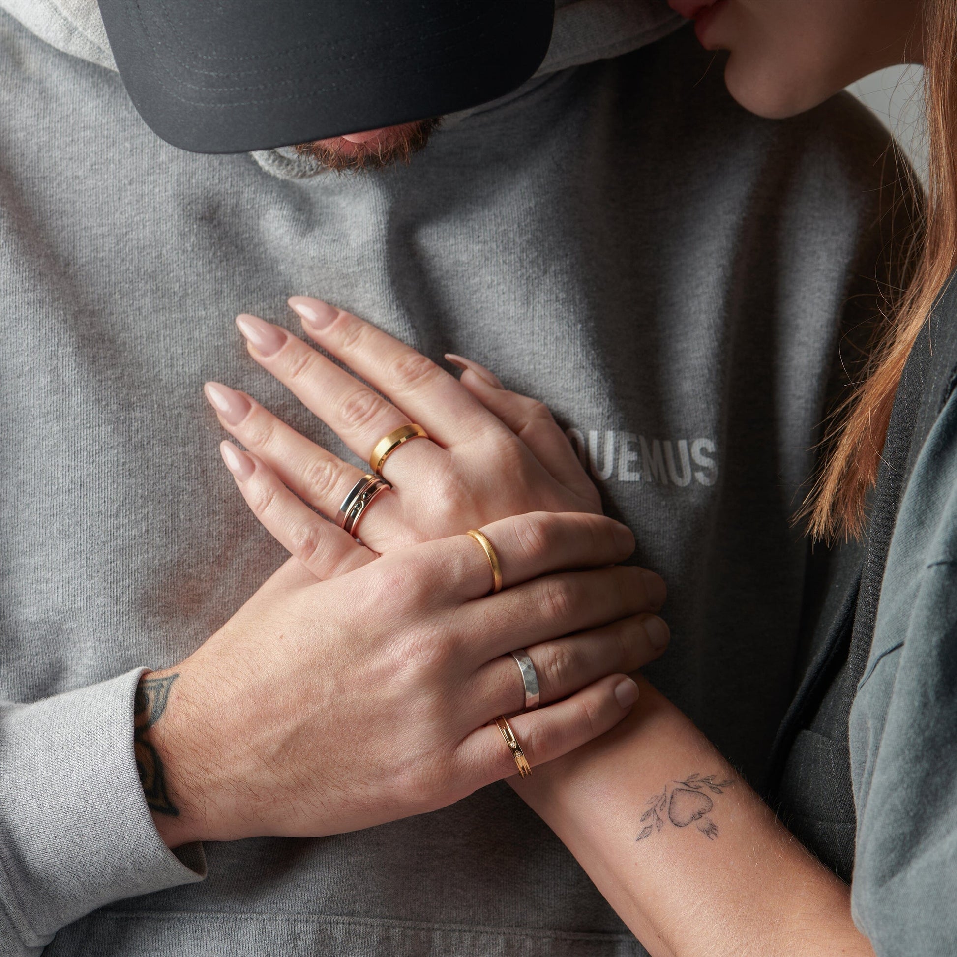 Black Onyx Unisex Ring - Individualist - lifestyle