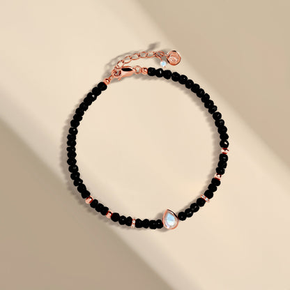 Black Obsidian Bracelet - Free Spirit - detail RG