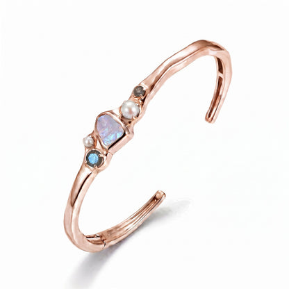 Moonstone Pearl Cuff - Heirloom - RG