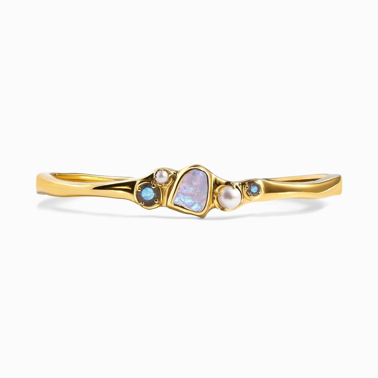 Moonstone Pearl Cuff - Heirloom - video still YG
