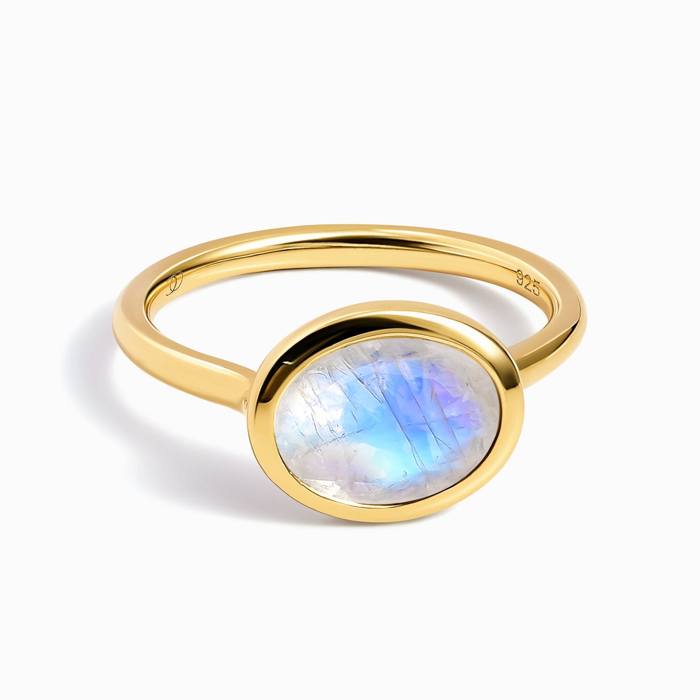 Moonstone Ring - Skin-Touch - YG