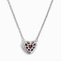 Garnet Fidget Necklace - Heart in Motion