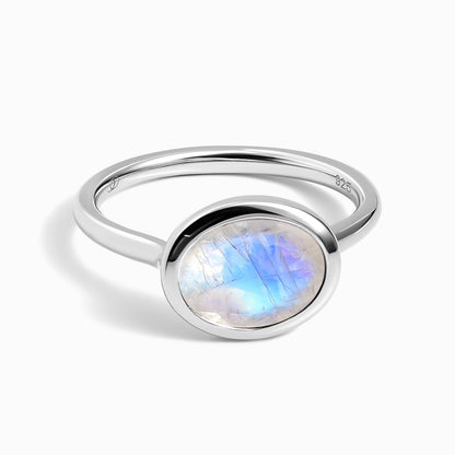 Moonstone Ring - Skin-Touch - SIL